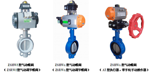 ZSHWx型气动蝶阀(AT型执行器,带手轮手动操作器)_阀门栏目