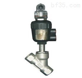 带反馈信号气动角座阀 上海奇众阀门制造的气动执行器解决方案